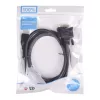 TB HDMI-DVI-Cable 1,8 M. gold-braided, DVI 24 + 1