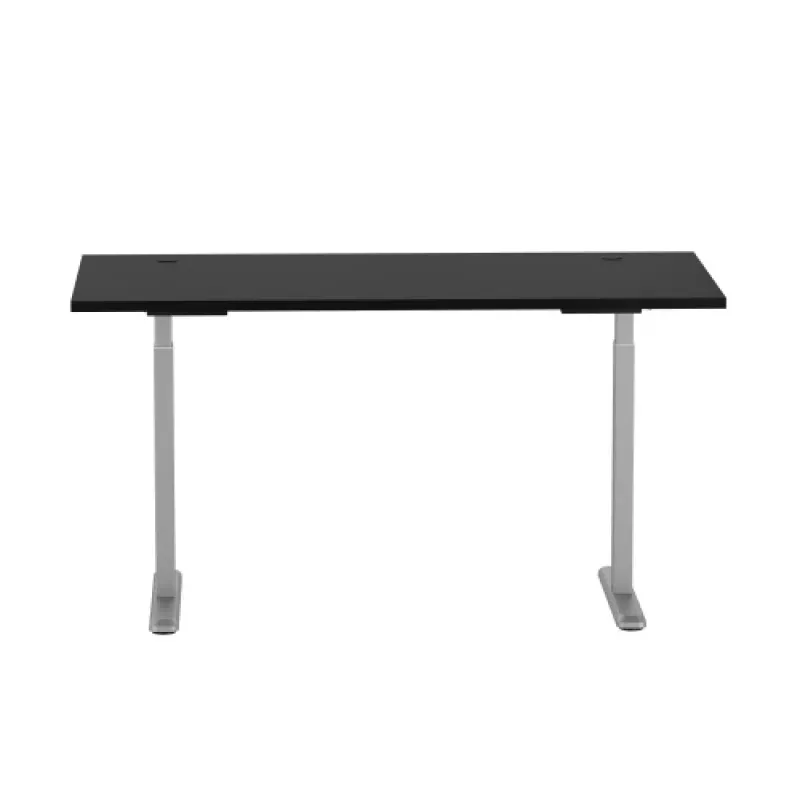 Adjustable Height Table Up Up Bjorn Gray, Table top M Black