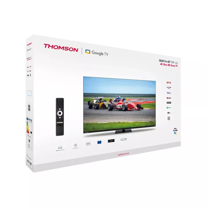 Thomson Q70 Series 55QG7C14 TV 139.7 cm (55) 4K Ultra HD Smart TV Wi-Fi Black 350 cd/m²