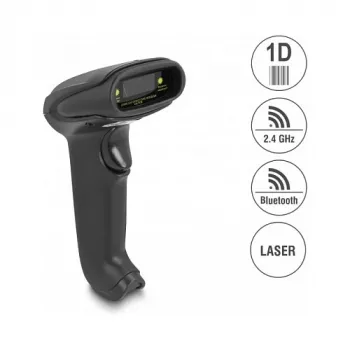 Handheld Barcode Scanner DeLOCK 90564 1D Laser Bluetooth USB