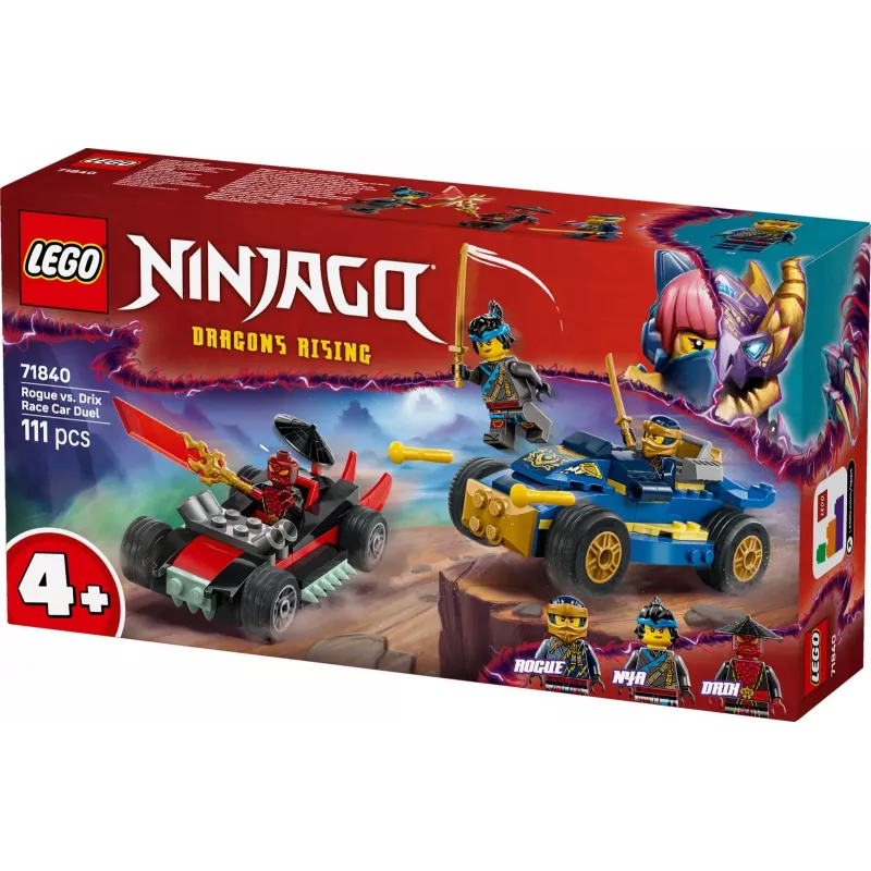 Building Blocks Ninjago 71840 Racing Duel Rogue vs Drix