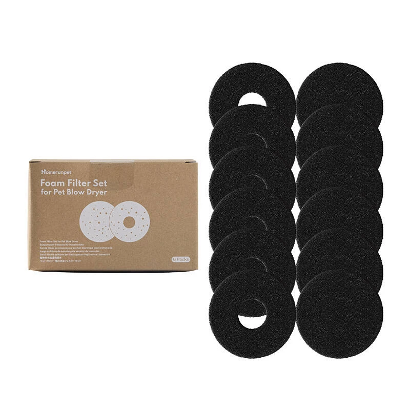 Replacement filter pack Homerunpet PD10.F06 for PD10 blow dryer