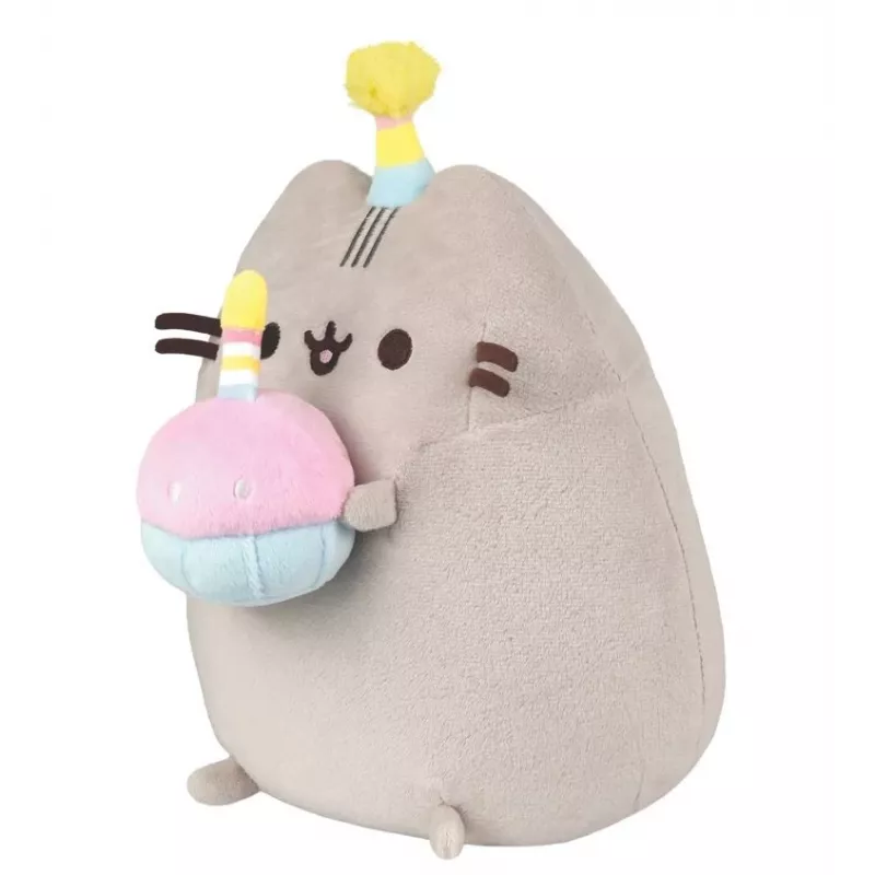 Plush toy Pusheen by Pusheen — 24 cm birthday hat with cake plushie