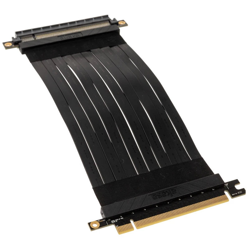 Riser Cable Akasa RISER BLACK X2 Premium PCIe 3.0 x16 20CM