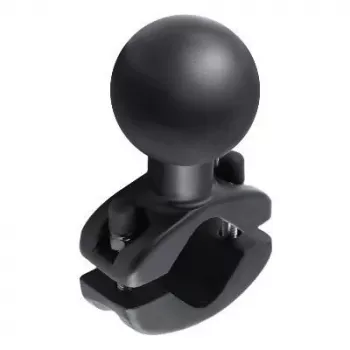 RAM Mounts Rail Clamp Ball Base for 1.25 inch - 1.875 inch Rails, Black Aluminium