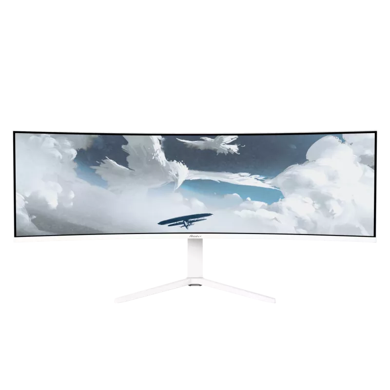Curved monitor Arozzi Nova 49 inch (124.5 cm) Dual QHD 5120×1440 LED VA, 32:9, 4 ms, USB hub, speakers, white