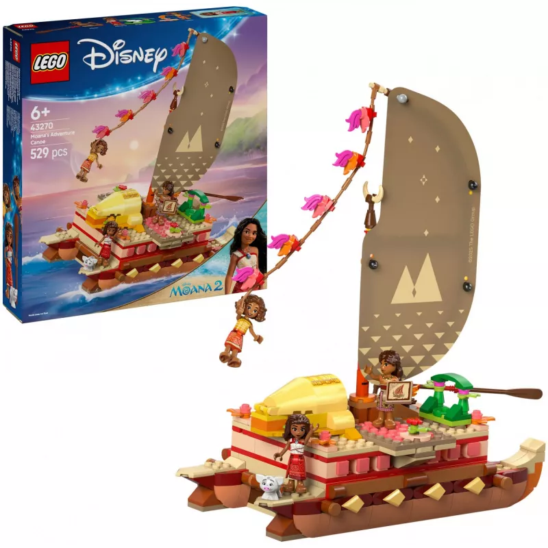 LEGO 43270 Bricks & Blocks set — 529 elements, 3 minifigures, 260×120×220 mm, 0.198 kg, silver