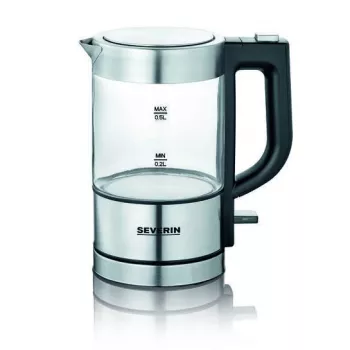 Severin WK 3472 Electric Kettle 0.5 L Silver 1100 W (WK3472)