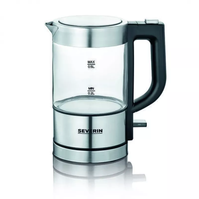 Severin WK 3472 Electric Kettle 0.5 L Silver 1100 W (WK3472)