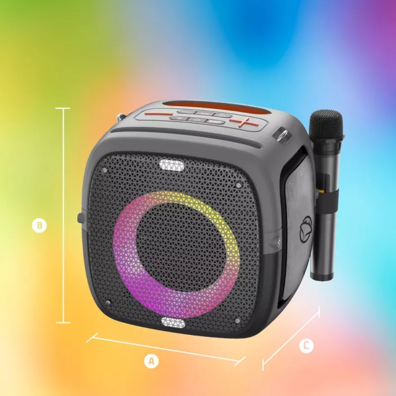 Portable Speaker Manta SPK340 Ares, Black