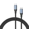Vention USB4 Gen 3x2 Type-C to Type-C Cable 1 m, 5A, Aluminum Alloy, Cotton Braided