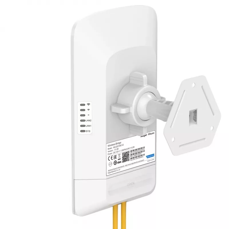 Wireless Access Point RUIJIE RG-EST350 V2 5 GHz 802.11ac, 867 Mbps, 2x RJ-45, PoE, IP54