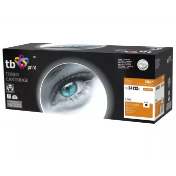 Toner TB Kompat. S OKI B412/B432, Black, New 412XN