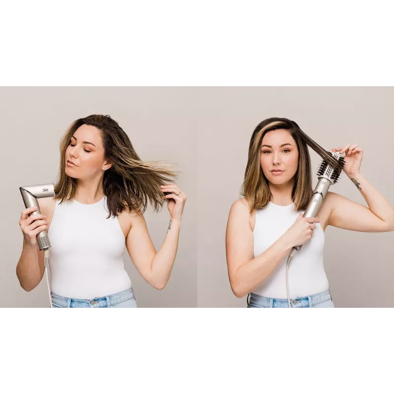 Shark FlexStyle 5 in 1 Air Styler & Hair Dryer Car Wrap Hair Rollers Flat Brush Oval Brush Nozzle Attachment Diffuser Storage Bag No Thermal Damage