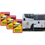 Vehicle warning marking IWH 097610 — set of 3 reflective panels for roadside visibility