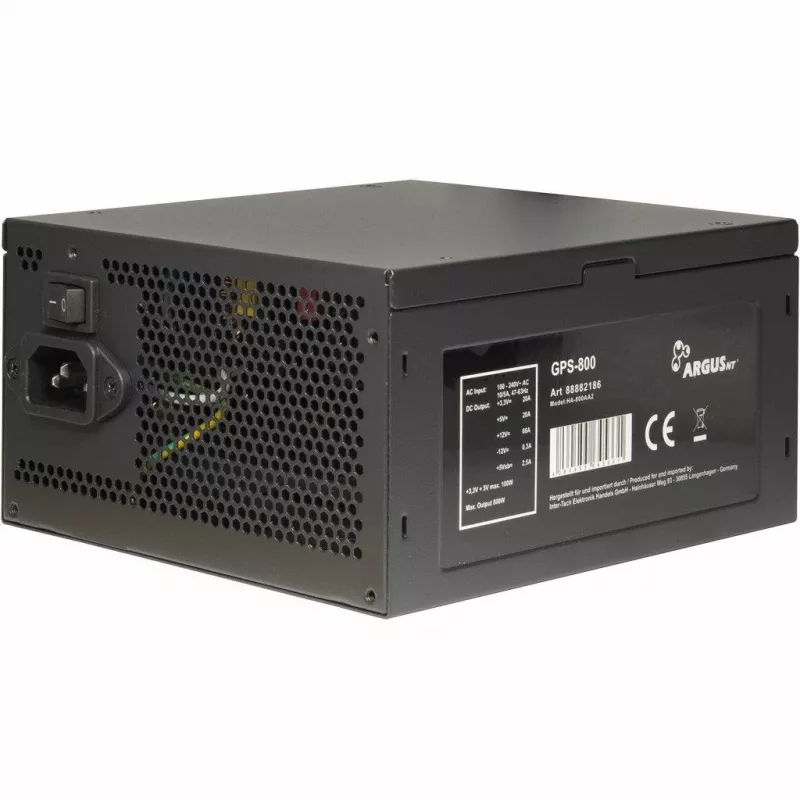 Power Supply Inter-Tech Argus GPS-800 800W, 80+ Gold, ATX, 14cm Fan