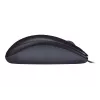Logitech M90 wired optical office mouse — 1000 DPI, ambidextrous, USB Type-A, black