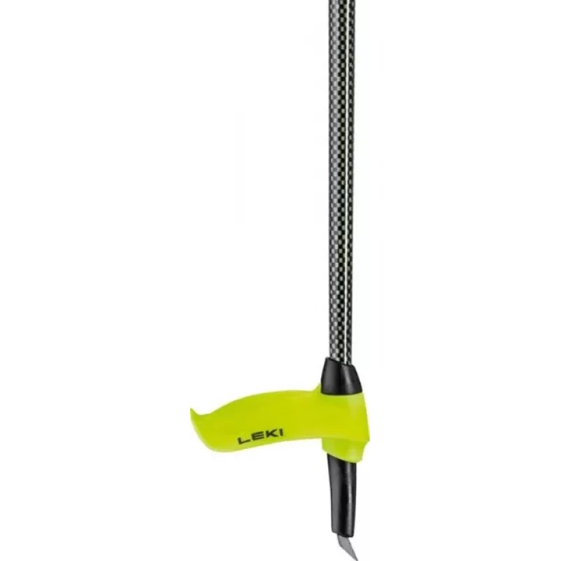Nordic walking poles Leki Guide 2 — aluminium, max length 150 cm, weight 271 g, Lock Security Strap Nylon, shaft Ø1.6 cm, black