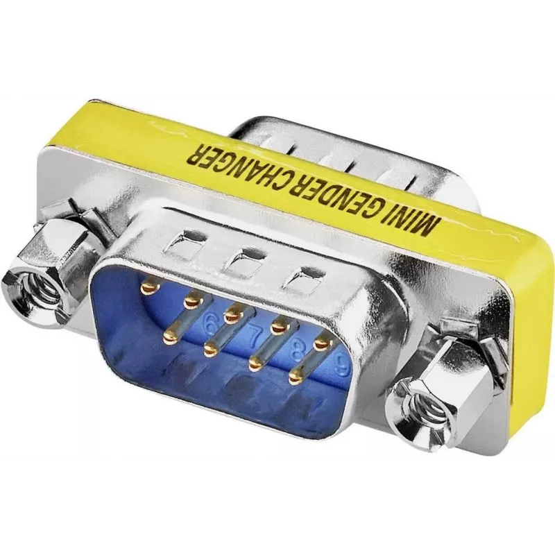 Renkforce SP-8821968 Cable Interface/Gender Adapter D-Sub Silver - Yellow (SP-8821968)