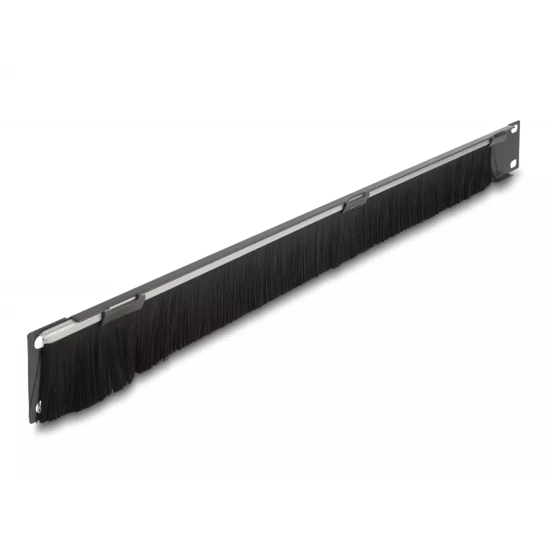 Brush panel DeLOCK 66750 Grey Metal Nylon 19 inch