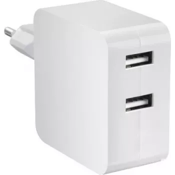 VOLTCRAFT SPS-2400/2+WH-N VC-11331785 USB-Charger Socket Outlet Ausgangsstrom (max.) 4800 mA 2 x USB (VC-11331785)