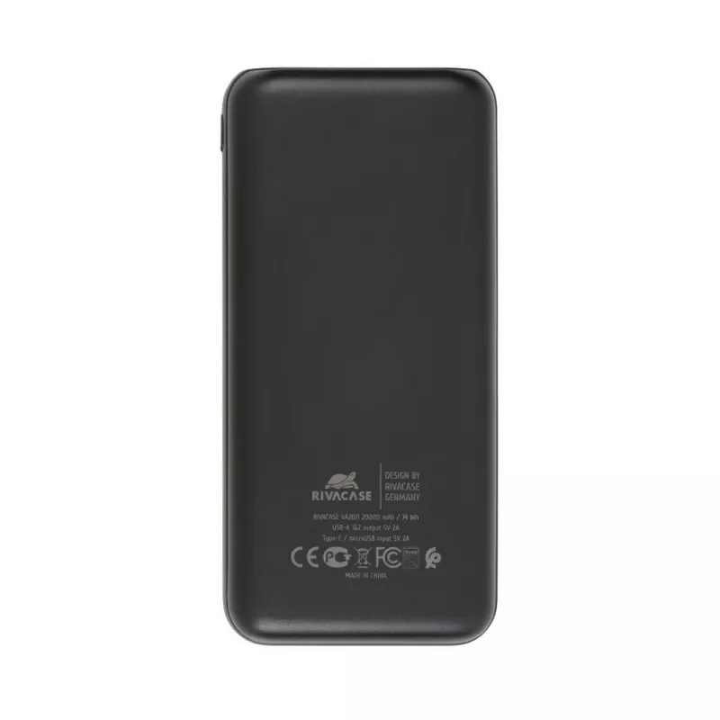 Power Bank USB 20000MAH/VA2071 Black Rivacase