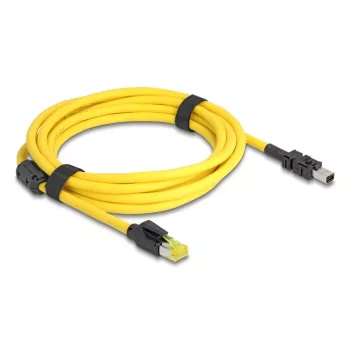 Networking Cable DeLOCK 81252 Black Yellow 3m Cat6