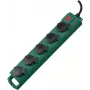 Power Extension Brennenstuhl 1159910215 5m 5 AC Outlets Outdoor Black Green