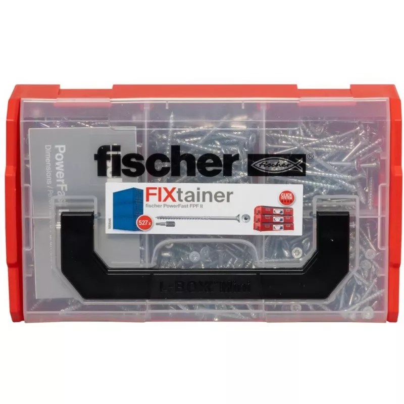 fischer FixTainer PowerFast II TX TG 562272 Chipboard Screws-assortment Steel galvanised (562272)
