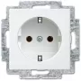 Socket-outlet Type F Busch-Jaeger 2P+E 16 A 250 V White