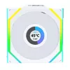 Lian Li UNI FAN SL Wireless LCD ARGB 120mm White 3-Pack