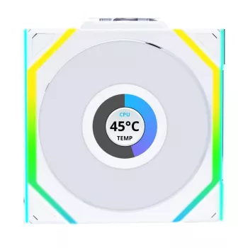 Lian Li UNI FAN SL Wireless LCD ARGB 120mm White 3-Pack