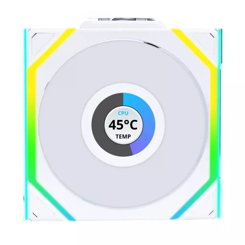 Lian Li UNI FAN SL Wireless LCD ARGB 120mm White 3-Pack