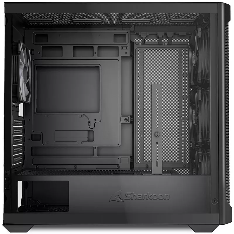 Sharkoon MK4W RGB Strip Micro Tower Black