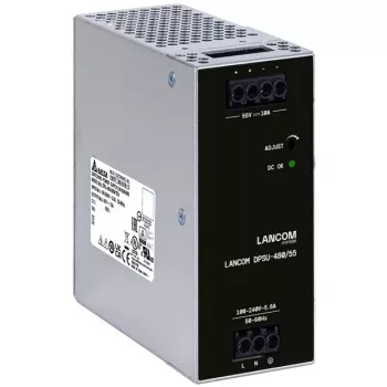 Power supply unit Lancom Systems LANCOM DPSU-480/55 — 480 W, AC 100–240 V, TS35 DIN, black/steel