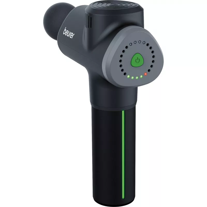 Massage gun Beurer MG180 — handheld percussive massager, 3 speed settings, portable, black