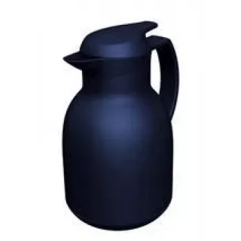 Jug Leifheit 028343 vacuum-insulated 1 L, keeps cold 24 h, keeps warm 12 h, garnet, plastic housing, lid