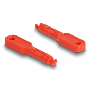 Port blocker DeLOCK 20928 RJ-45 Red Plastic 11 pcs