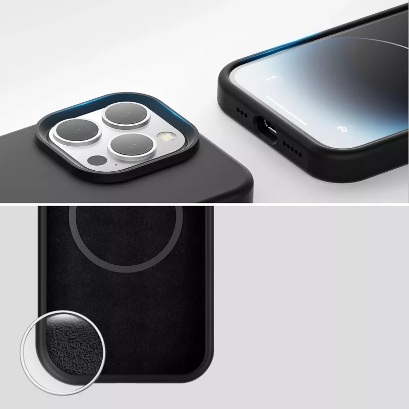 Cover 4smarts 540582 Mobile Phone Case for iPhone 15 Plus 6.7 inch Black
