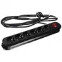 Power Extension Bachmann SMART 6x Schuko H05VV-F 3G 1.50mm² 16A/3680W 3m