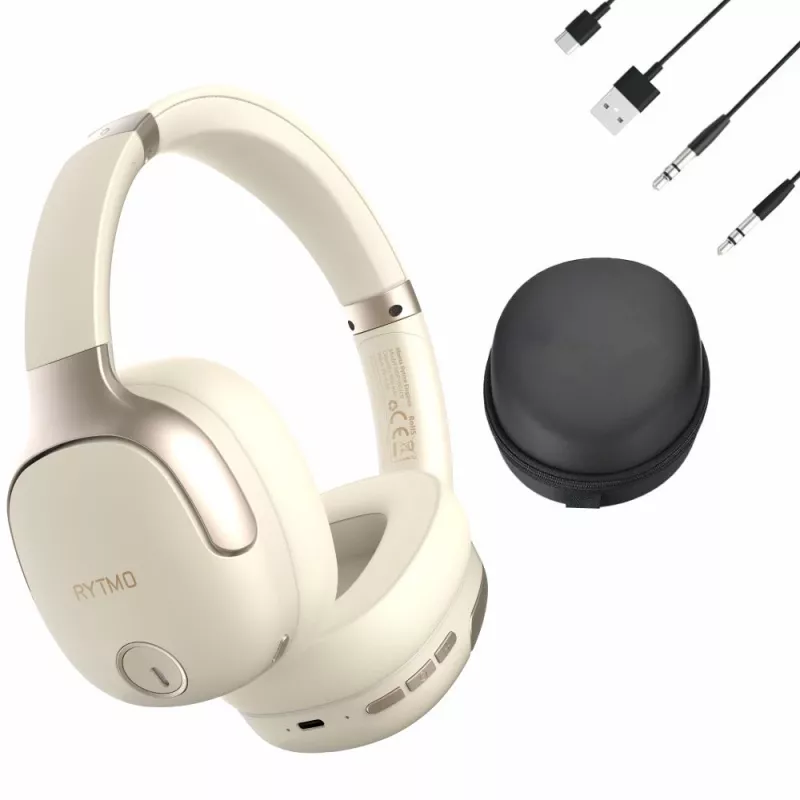Headphones Manta HDP1001CR Rytmo Elegance Cream