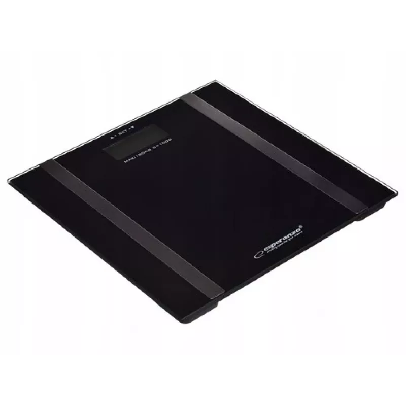 Personal bathroom scale Esperanza EBS018K - electronic, 180 kg, black
