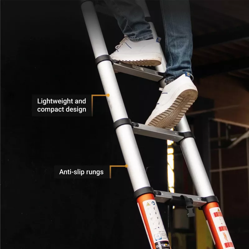 Telescopic ladder Batavia B.V. Giraffe AIR 2.93 m — compact extendable ladder