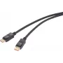 Renkforce DisplayPort Connection Cable Plug 2.00 m Black RF-6562820 8K UHD (RF-6562820)