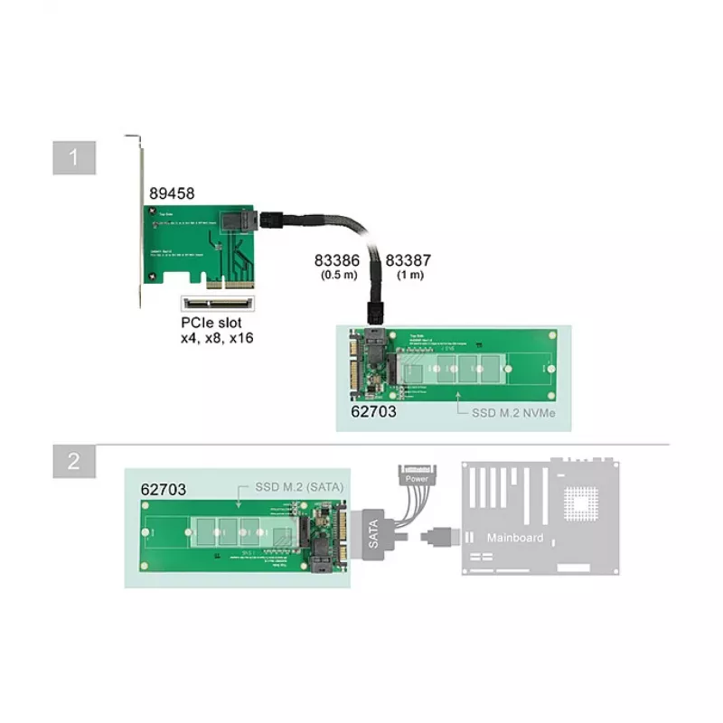 Internal M.2 Adapter DeLOCK 62703
