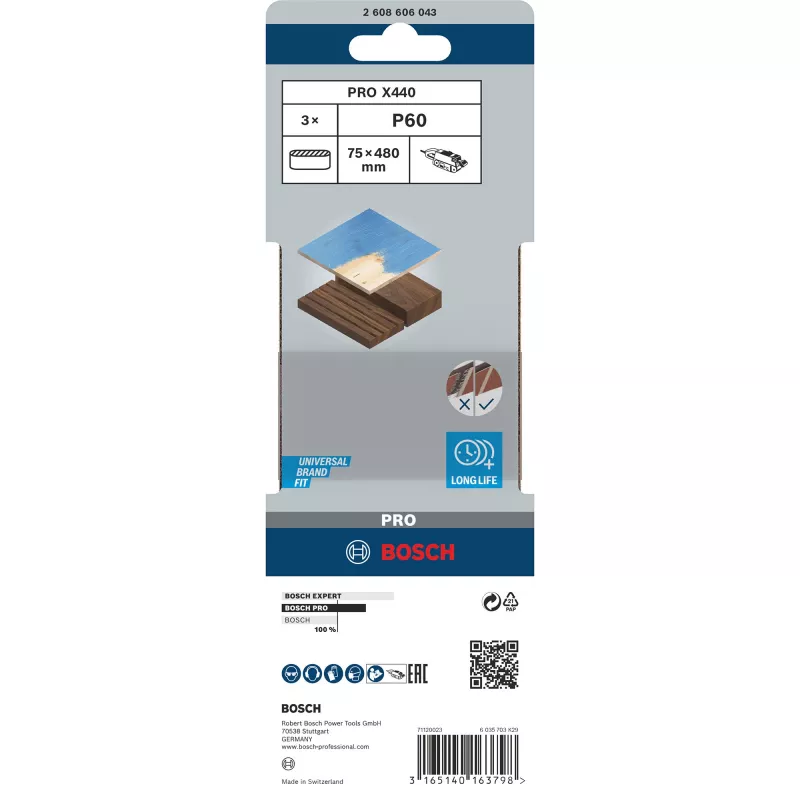 Drill Bit Bosch 2608606043 High Durability Steel