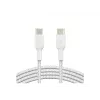 Cable Braided USB-C USB-C 1m White