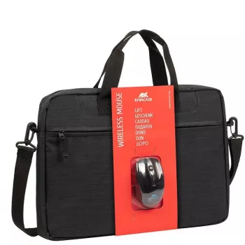 Briefcase Rivacase 8038 Wireless Mouse 39.6 cm (15.6 inch) Black