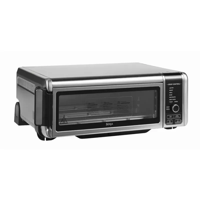Ninja SP101 Single 10 L Stand-alone 2400 W Hot air fryer Black, Stainless steel