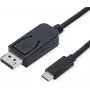 Video Cable Adapter ROLINE 11.04.5836 2m DisplayPort USB Type-C Black